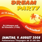 Summer Dream Party Flyer 2008