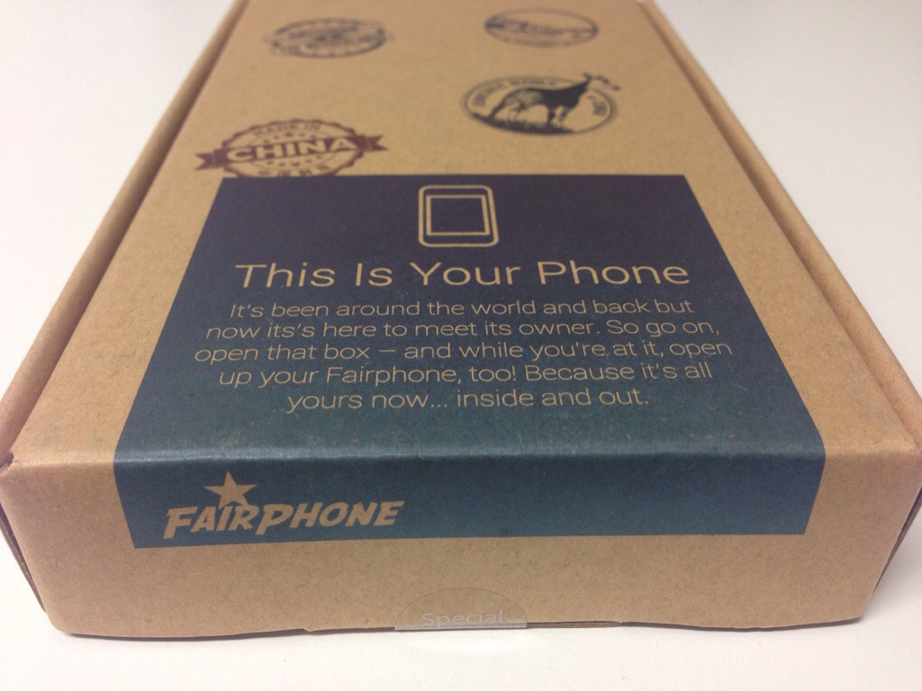 Fairphone Schachtel